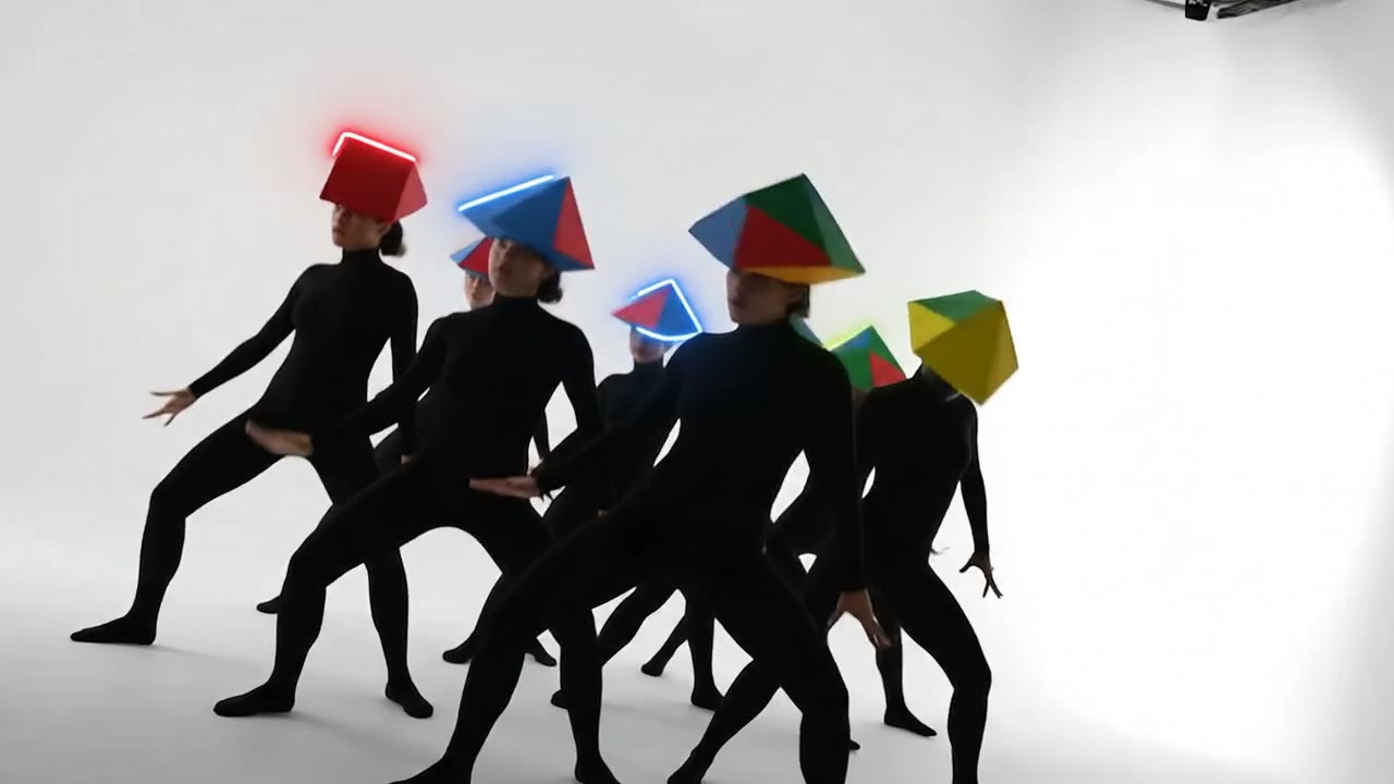 Visual effect AI-edited video
